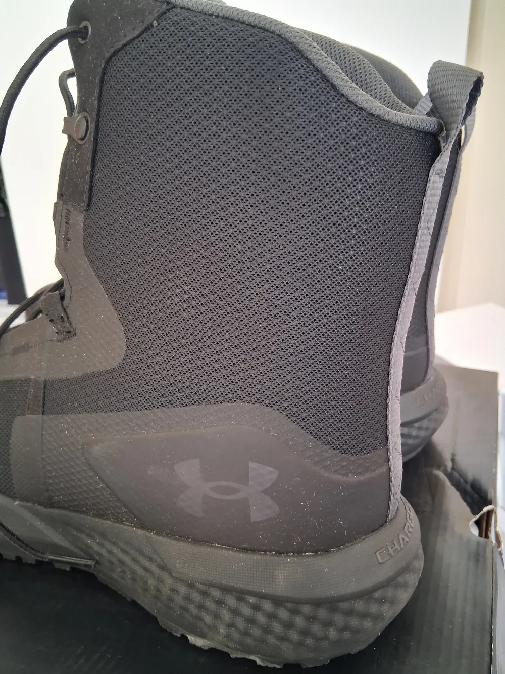 Under Armour Men's US SIZE 13 Black Tactical Lace-Up Boots NEW WITH BOX